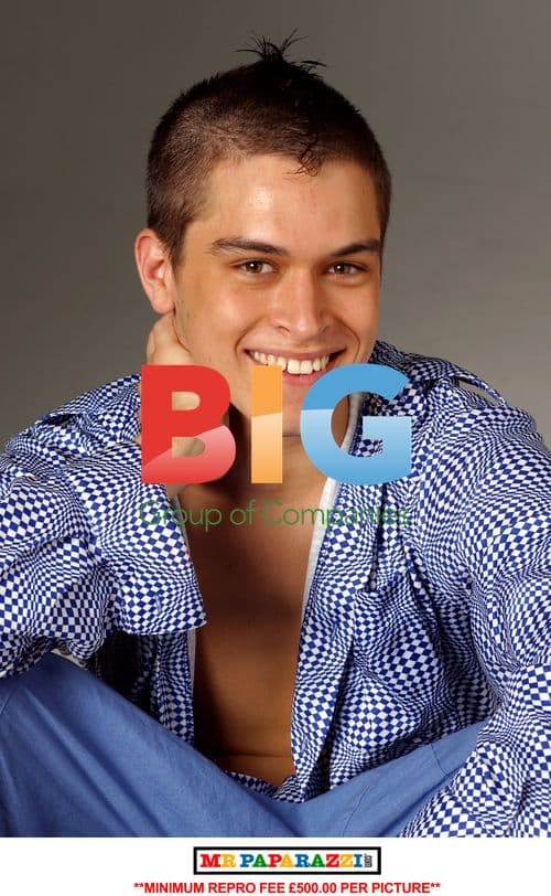 Pete Bennett at Big Brother photoshoot