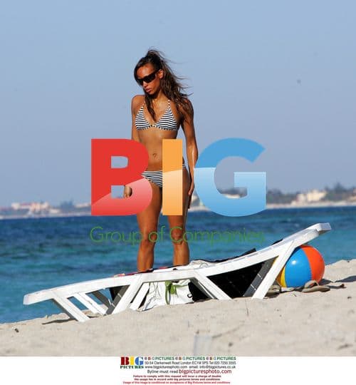 Javine Relaxes by the Sea in Spain