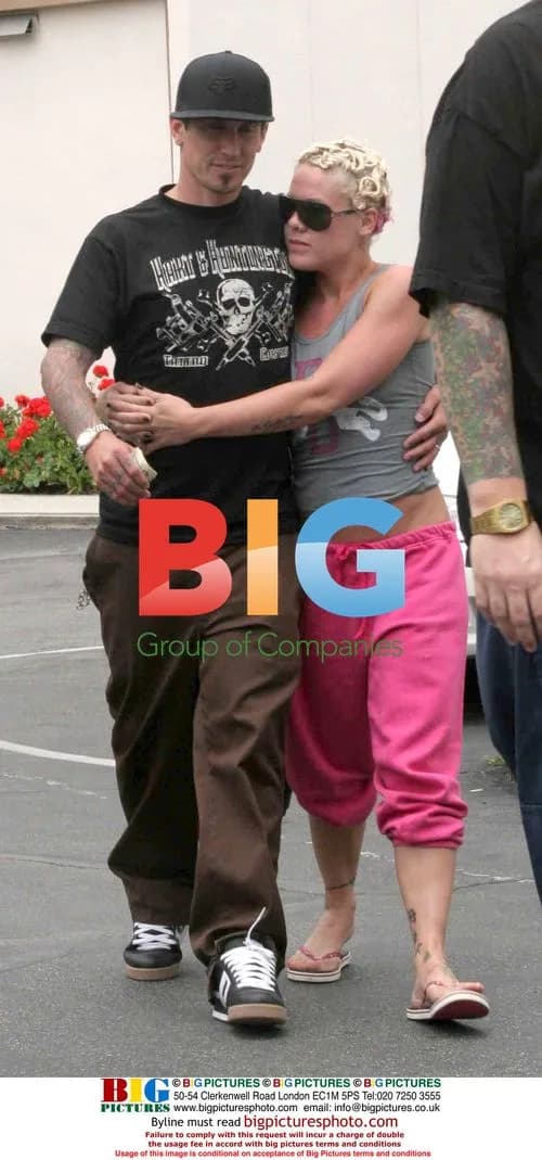 Pink and Carey Hart Out for Breakfast