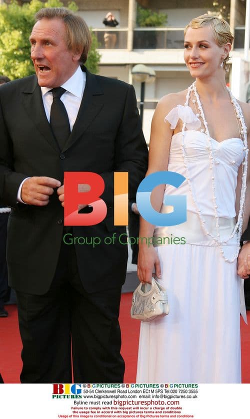 Cecile De France and Gerard Depardieu arrive at Cannes