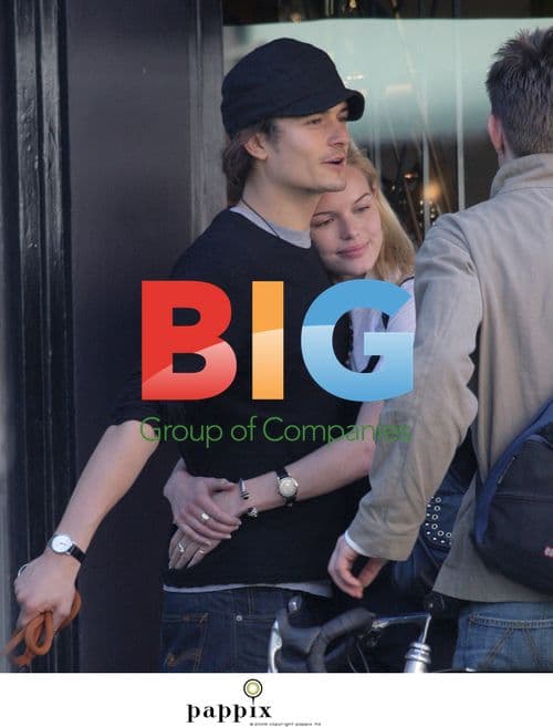 Orlando Bloom and Kate Bosworth hold hands in London