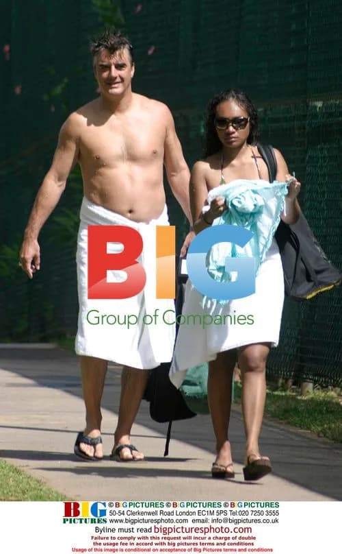 Chris Noth with Girlfriend in Hawaii