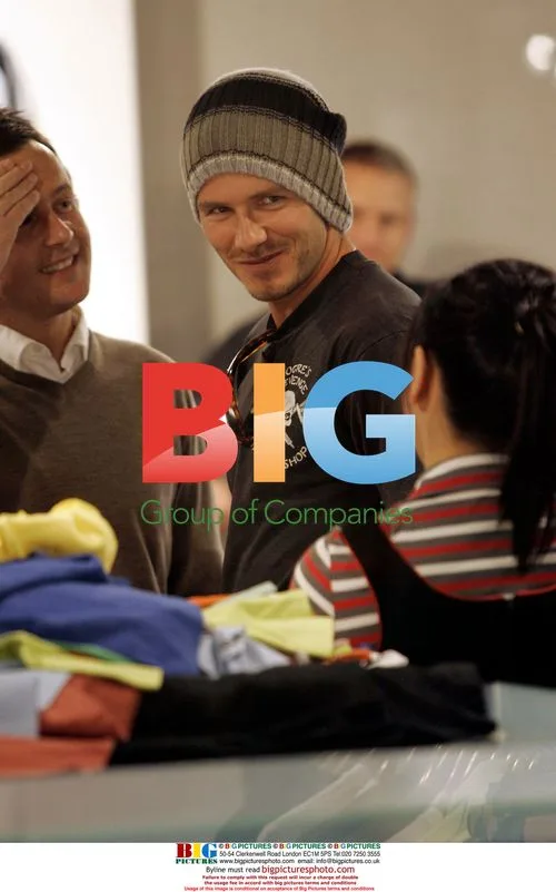 David Beckham Shopping at Adidas