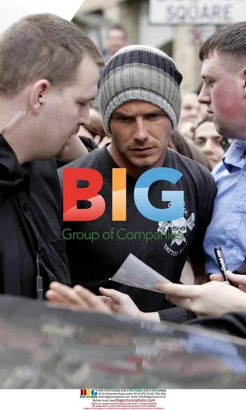 David Beckham Shopping at Adidas in Manchester
