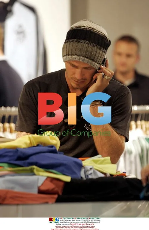 David Beckham Shops at Adidas in Manchester