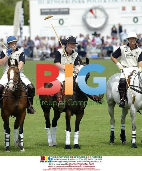Prince Harry Playing Polo in Surrey