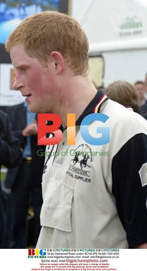 HRH Prince Harry at Polo Event in Surrey