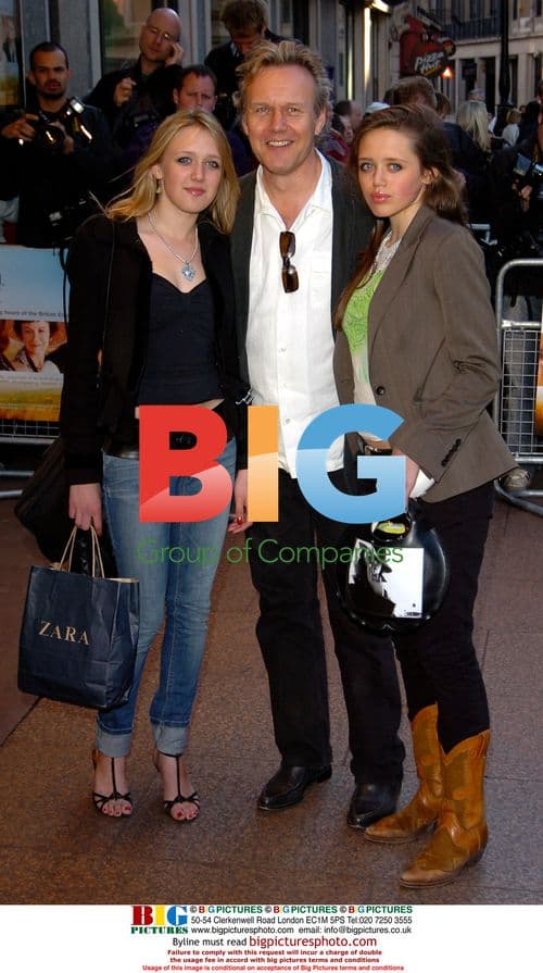 Anthony Head and Daughters at 'Wah Wah' Premiere