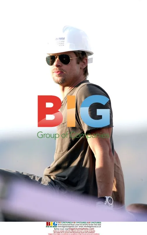 Brad Pitt building houses in India
