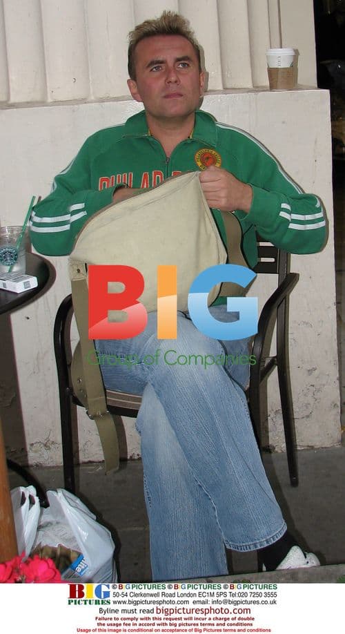 Danny McCall Seen at Starbucks in London