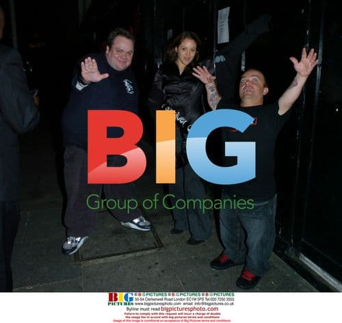 Wee Man and Preston Lacy leaving Jackass after party