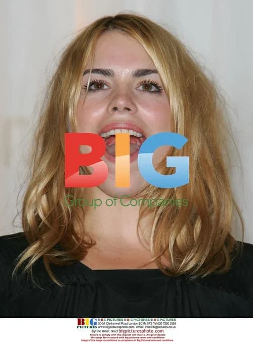 Billie Piper poses with Most Popular Actress Award