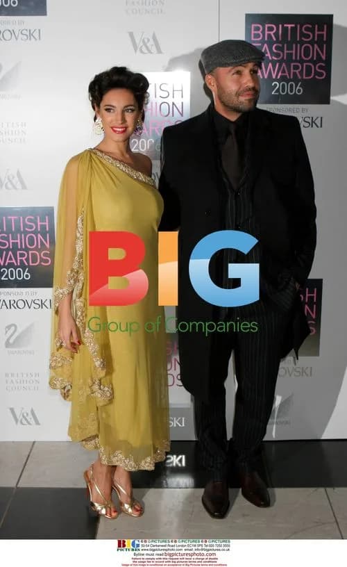 Kelly Brook and Billy Zane at British Fashion Awards
