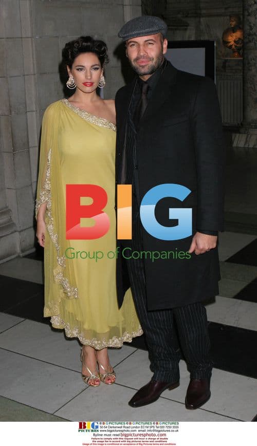 Kelly Brook and Billy Zane at British Fashion Awards