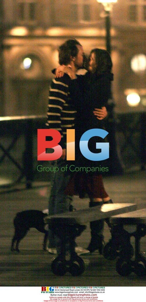 Famke Janssen and boyfriend in Paris