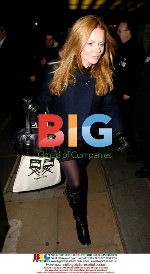 Geri Halliwell Leaves London Cinema