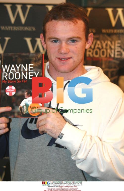 Wayne Rooney Book Signing
