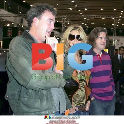 Elle Macpherson and Top Gear Hosts at Fiat Launch