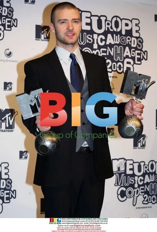 Justin Timberlake at MTV Europe Music Awards 2006