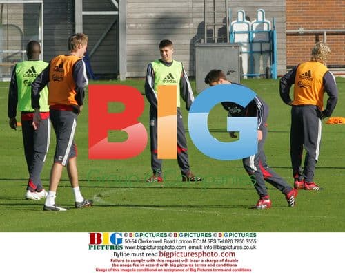 Steven Gerrard Training in Liverpool