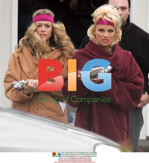 Pamela Anderson and Denise Richards on 'Blonde and Blonder' Set