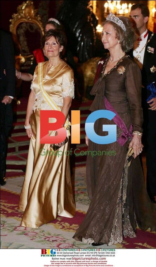 The Royals of Spain Host Dinner for Portugal President