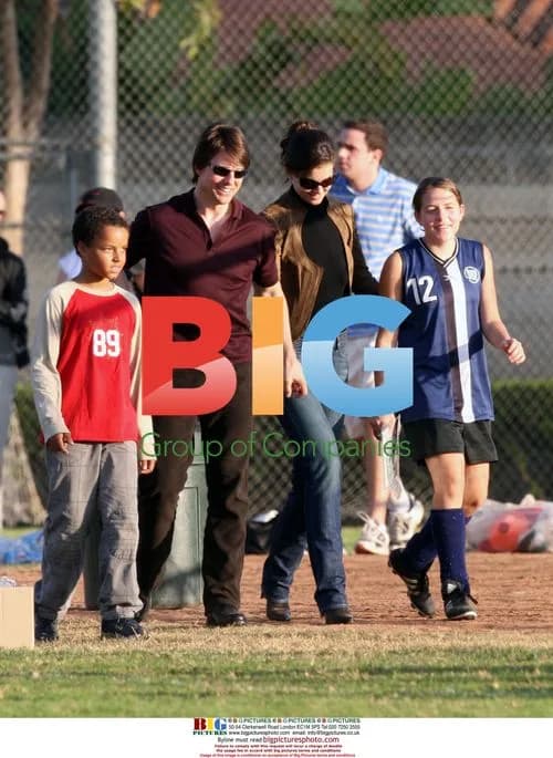 Tom Cruise and Katie Holmes Watch Daughter Play Soccer