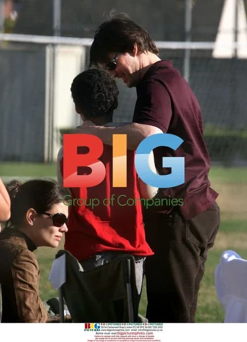 Tom Cruise and Katie Holmes watch Isabella's soccer game