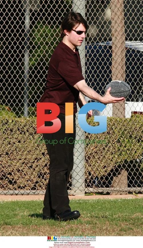 Tom Cruise and Katie Holmes at Isabella's Soccer Game