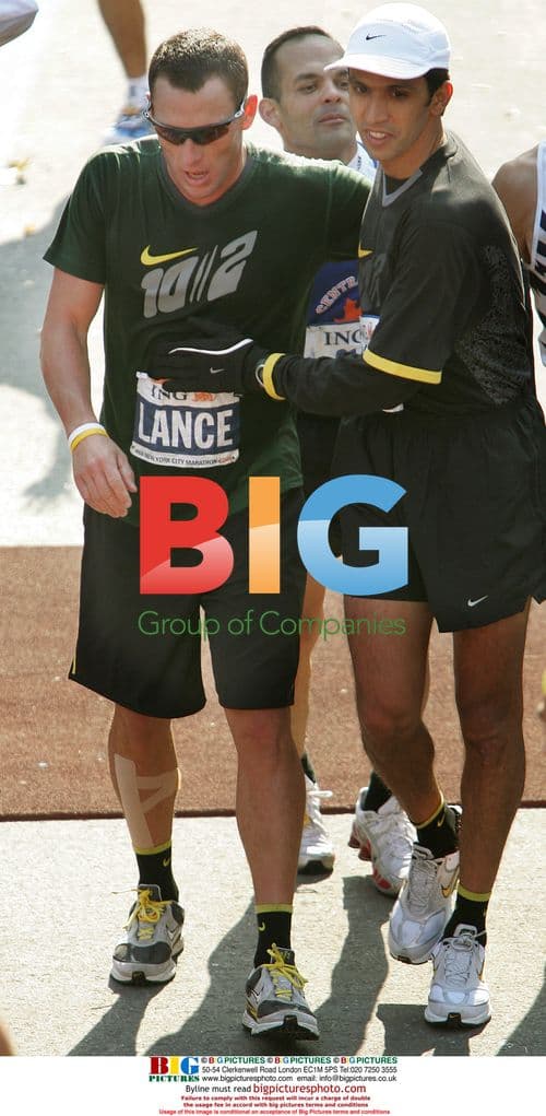 Lance Armstorong Finishes NYC Marathon