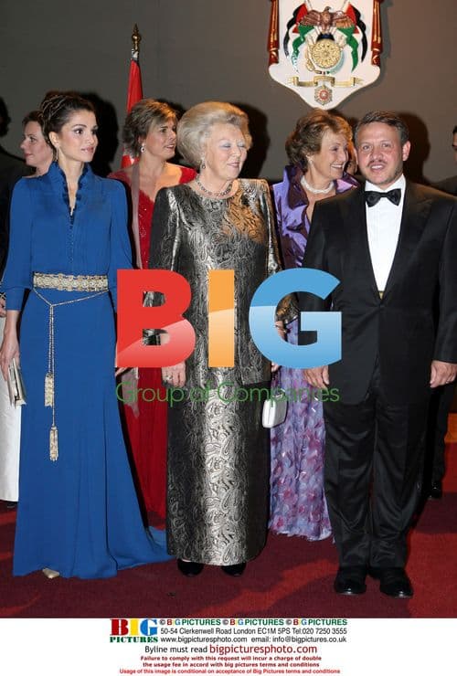 King Abdullah and Queen Rania host Dutch Royals