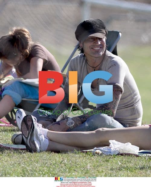 Pamela Anderson, Kid Rock, Tommy Lee attend son's soccer match