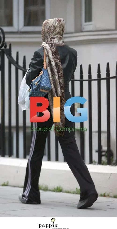 Model Angela Ermakova Spotted in London