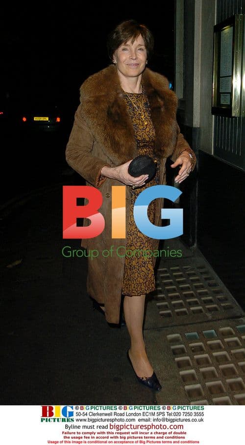 Jeffrey Archer and wife Mary Archer at Ivy restaurant