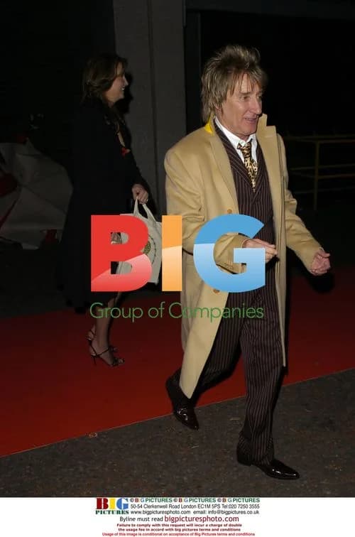 Rod Stewart and Penny Lancaster Leaving Pride of Britain Awards