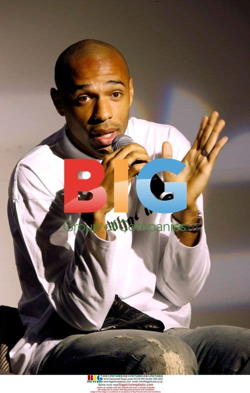 Thierry Henry at REEBOK Press Conference