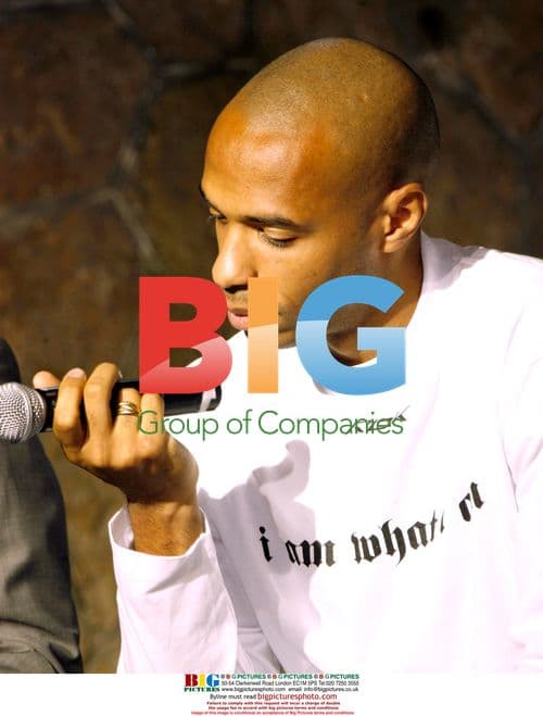 Thierry Henry at Reebok Press Conference