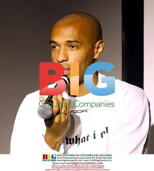 Thierry Henry at REEBOK press conference