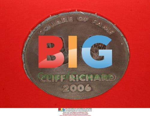 Cliff Richards' Concrete Imprint at Wembley