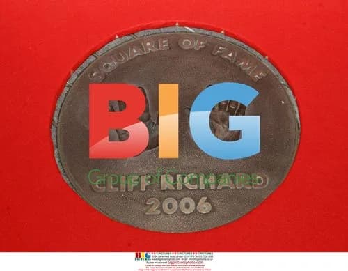 Cliff Richards' Concrete Imprint at Wembley