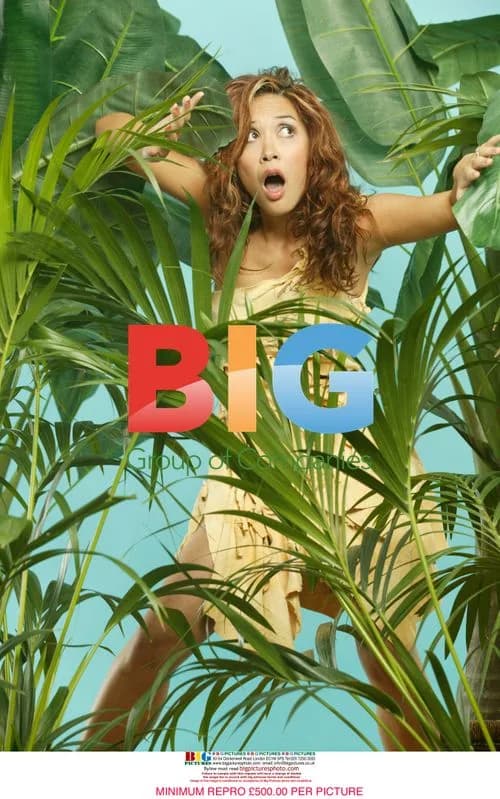 Singer Myleene Klass at Jungle photo session