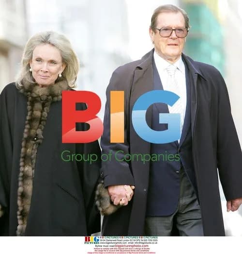 Roger Moore and Wife Spotted Out in London