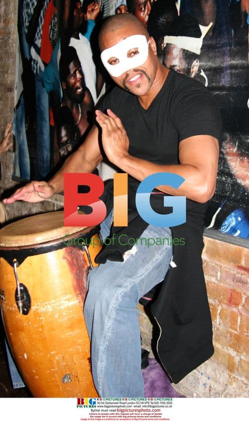 Cuba Gooding Jr. & Wyclef Jean at Halloween Party