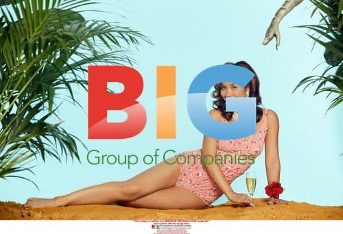 Singer Myleene Klass at Jungle photo session