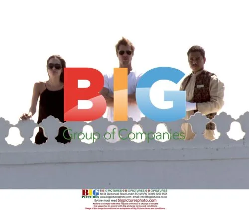 Brad Pitt and Angelina Jolie admire Taj Lake Palace