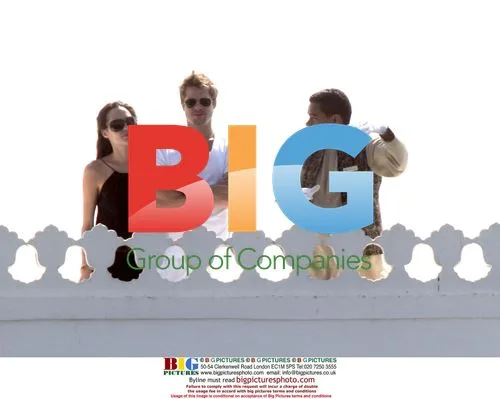 Brad Pitt and Angelina Jolie at Taj Lake Palace