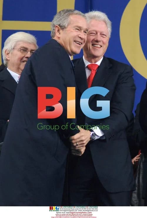 Bush and Clinton at MLK Memorial Groundbreaking