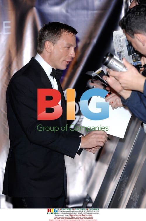 Daniel Craig at "Casino Royale" Premiere