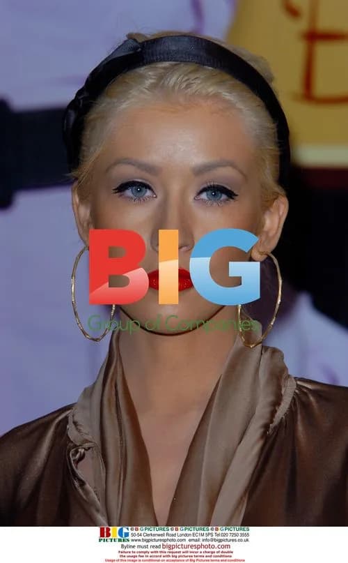 Christina Aguilera at Sony Ericson Tour Photocall