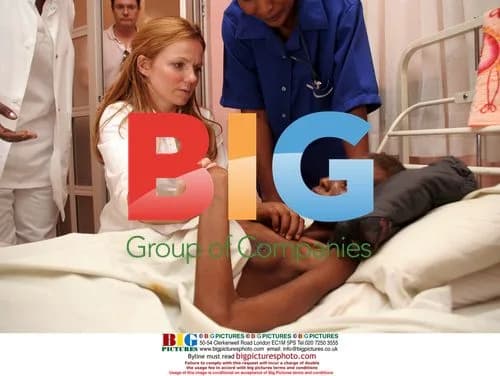 Geri Halliwell Visits Zambia Hospice